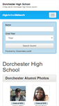 Mobile Screenshot of dorchesterhighschool.com